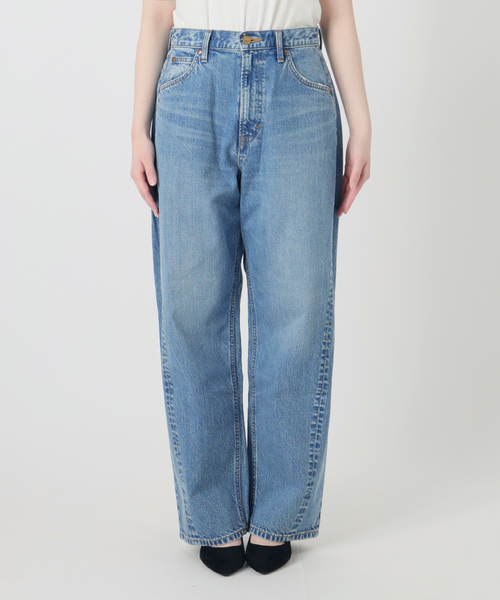 Lee（リー）の「LEE/リー SLOBE別注 カーブデニム　LL8030（デニムパンツ・レディース・スカイブルー/ブルー・38/36/34）」の20枚目の写真