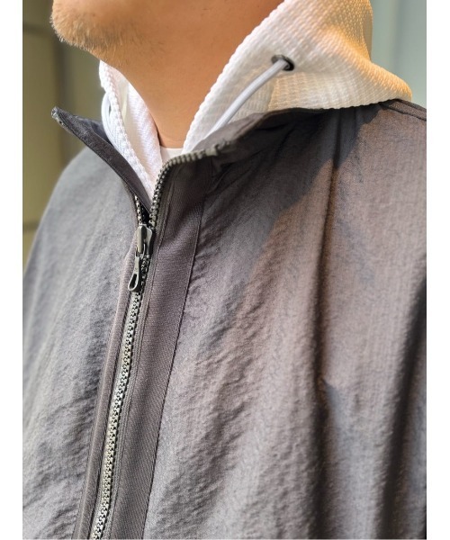 onegravity(ワングラビティ)の「onegravity / ブロックワッフル ジップフーディー(パーカー・メンズ・ホワイト/ブラック・SMALL/X-LARGE/LARGE/MEDIUM)」の9枚目の写真