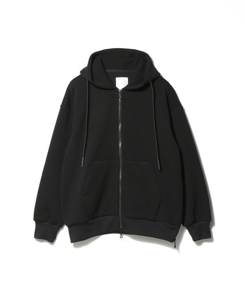 onegravity(ワングラビティ)の「onegravity / ブロックワッフル ジップフーディー(パーカー・メンズ・ホワイト/ブラック・SMALL/X-LARGE/LARGE/MEDIUM)」の11枚目の写真