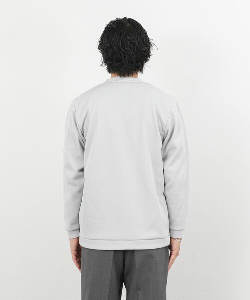 NOLLEY’S（ノーリーズ）の「針抜きジャージ ボタンレスカーディガン 26SS（カーディガン/ボレロ・メンズ・グレイッシュベージュ/マスタード/ネイビー・M/L/XL）」の9枚目の写真