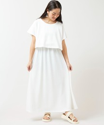 Kahiko（カヒコ）の「【Kahiko】アパパネセットトップス＆ノースリーブワンピース2点セット（ワンピース）」