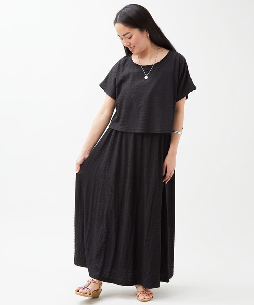 Kahiko(カヒコ)の「【Kahiko】アパパネセットトップス&ノースリーブワンピース2点セット(ワンピース・レディース・ベージュ/ネイビー/ブラック/カーキ/オフホワイト・FREE)」の13枚目の写真
