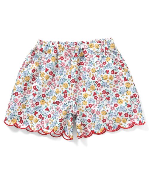 apres les cours（アプレレクール）の「フラワースカラップショートパンツ（その他パンツ・キッズ・ブラック/レインボー/ラベンダー・80/90/100/110/120/130/140）」の8枚目の写真