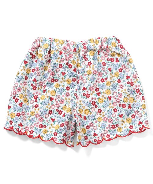 apres les cours（アプレレクール）の「フラワースカラップショートパンツ（その他パンツ・キッズ・ブラック/レインボー/ラベンダー・80/90/100/110/120/130/140）」の9枚目の写真