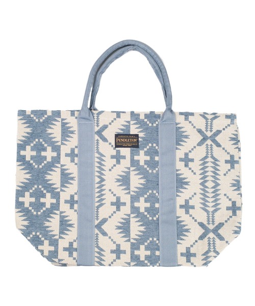 PENDLETON(ペンドルトン)の「【PE3】【PENDLETON/ペンドルトン】GOBELINS LARGE TOTE BAG Native Pattern Big Tote PDT-000-261009(トートバッグ・メンズ・ブルー/ブラック・FREE)」の3枚目の写真
