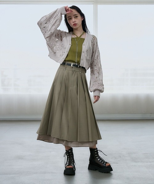 HARE（ハレ）の「サイドベルトメッシュレースアップブーサン(HARE)（サンダル・レディース・ブラック/シルバー/ブラック系その他・MEDIUM/LARGE/SMALL）」の7枚目の写真