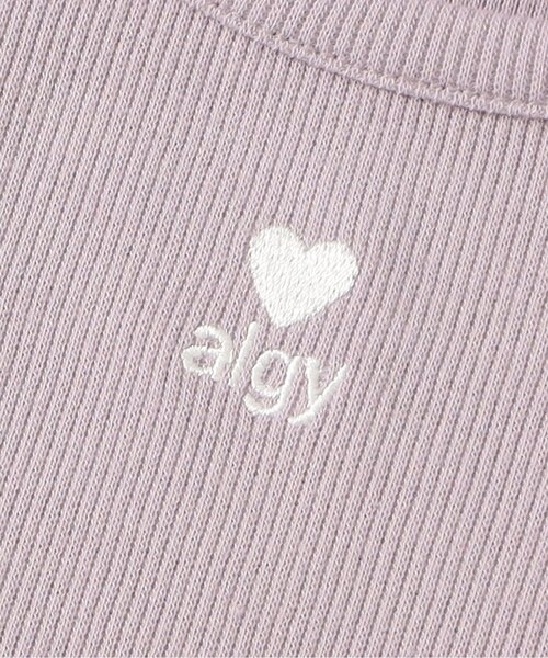 algy(アルジー)の「肩あきフリルリブTシャツ(Tシャツ/カットソー・キッズ・ブラック/オフホワイト/ピンク・130/140/150/160)」の6枚目の写真