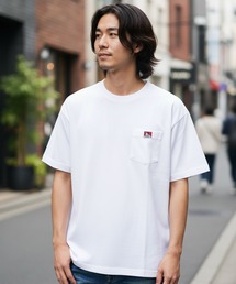 【BEN DAVIS/ベンデイビス】 【ガシガシ着れるタフ生地】ポケT 洗い加工で目が詰まった厚手ボディ ドライな肌触り ヘビーウェイト