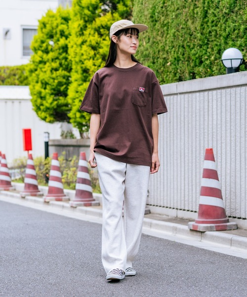 BEN DAVIS（ベンデイビス）の「【BEN DAVIS/ベンデイビス】 【ガシガシ着れるタフ生地】ポケT 洗い加工で目が詰まった厚手ボディ ドライな肌触り ヘビーウェイト（Tシャツ/カットソー・メンズ・ブラウン/ホワイト/ブラック/ダークグリーン/チャコールグレー・LARGE/MEDIUM/X-LARGE/SMALL）」の7枚目の写真