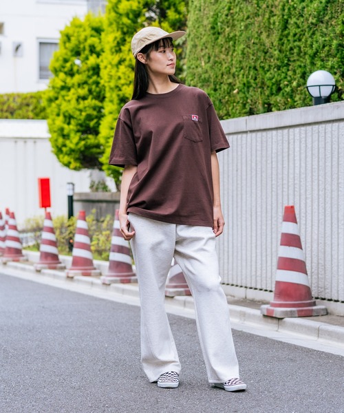 BEN DAVIS（ベンデイビス）の「【BEN DAVIS/ベンデイビス】 【ガシガシ着れるタフ生地】ポケT 洗い加工で目が詰まった厚手ボディ ドライな肌触り ヘビーウェイト（Tシャツ/カットソー・メンズ・ブラウン/ホワイト/ブラック/ダークグリーン/チャコールグレー・LARGE/MEDIUM/X-LARGE/SMALL）」の10枚目の写真