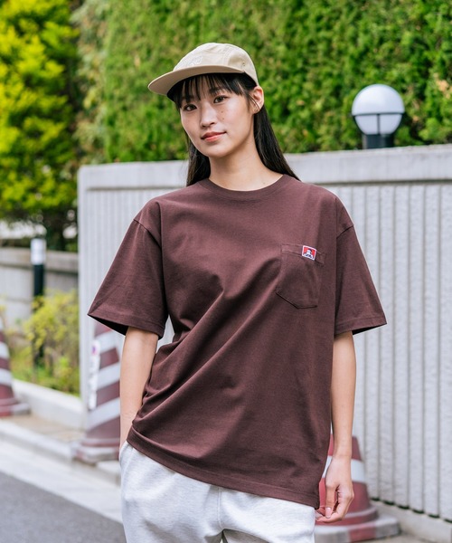 BEN DAVIS（ベンデイビス）の「【BEN DAVIS/ベンデイビス】 【ガシガシ着れるタフ生地】ポケT 洗い加工で目が詰まった厚手ボディ ドライな肌触り ヘビーウェイト（Tシャツ/カットソー・メンズ・ブラウン/ホワイト/ブラック/ダークグリーン/チャコールグレー・LARGE/MEDIUM/X-LARGE/SMALL）」の15枚目の写真