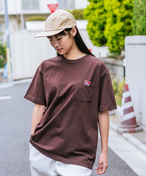BEN DAVIS（ベンデイビス）の「【BEN DAVIS/ベンデイビス】 【ガシガシ着れるタフ生地】ポケT 洗い加工で目が詰まった厚手ボディ ドライな肌触り ヘビーウェイト（Tシャツ/カットソー・メンズ・ブラウン/ホワイト/ブラック/ダークグリーン/チャコールグレー・LARGE/MEDIUM/X-LARGE/SMALL）」の17枚目の写真