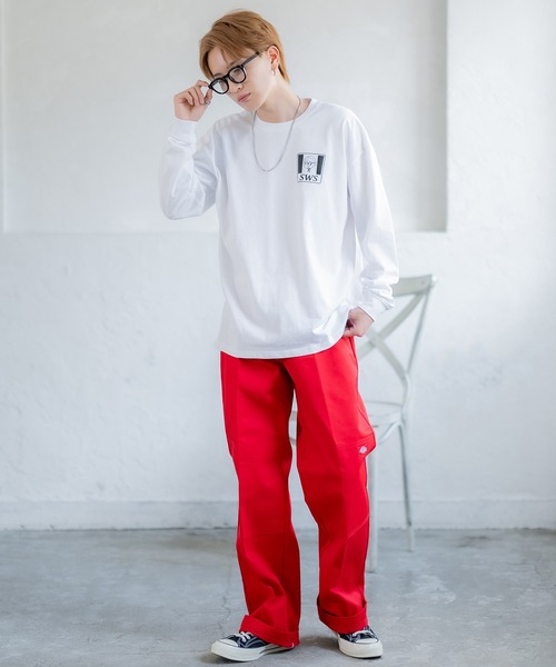 En serio TOKYO(エンソリオトーキョー)の「【SIDEWAYSTANCE】SFC長袖Tシャツ 70422(Tシャツ/カットソー・メンズ・ブラック/カーキ/ホワイト・SMALL/MEDIUM/LARGE/X-LARGE)」の21枚目の写真