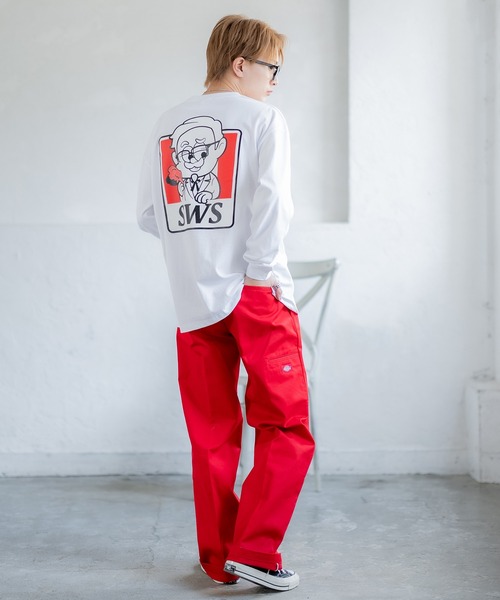En serio TOKYO(エンソリオトーキョー)の「【SIDEWAYSTANCE】SFC長袖Tシャツ 70422(Tシャツ/カットソー・メンズ・ブラック/カーキ/ホワイト・SMALL/MEDIUM/LARGE/X-LARGE)」の20枚目の写真