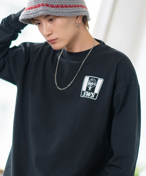 En serio TOKYO(エンソリオトーキョー)の「【SIDEWAYSTANCE】SFC長袖Tシャツ 70422(Tシャツ/カットソー・メンズ・ブラック/カーキ/ホワイト・SMALL/MEDIUM/LARGE/X-LARGE)」の18枚目の写真