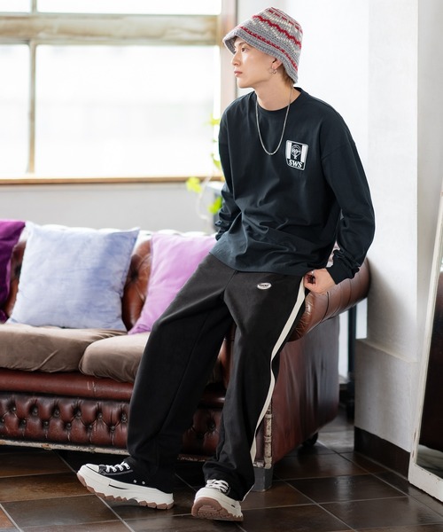 En serio TOKYO(エンソリオトーキョー)の「【SIDEWAYSTANCE】SFC長袖Tシャツ 70422(Tシャツ/カットソー・メンズ・ブラック/カーキ/ホワイト・SMALL/MEDIUM/LARGE/X-LARGE)」の16枚目の写真