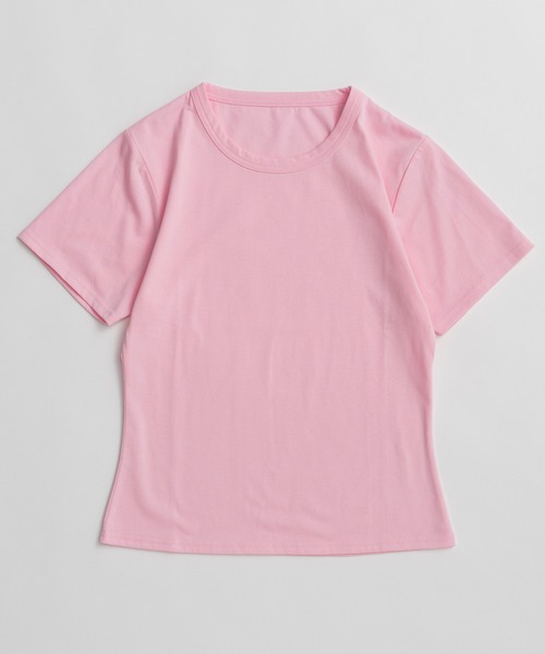 MAISON SPECIAL（メゾンスペシャル）の「Mesh Layered T-Shirt/メッシュレイヤードTシャツ（Tシャツ/カットソー・レディース・ピンク/ホワイト/ブラック・FREE）」の15枚目の写真