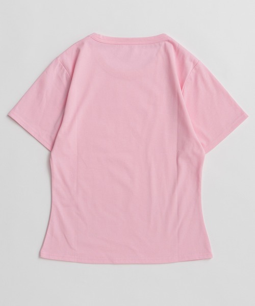 MAISON SPECIAL（メゾンスペシャル）の「Mesh Layered T-Shirt/メッシュレイヤードTシャツ（Tシャツ/カットソー・レディース・ピンク/ホワイト/ブラック・FREE）」の16枚目の写真