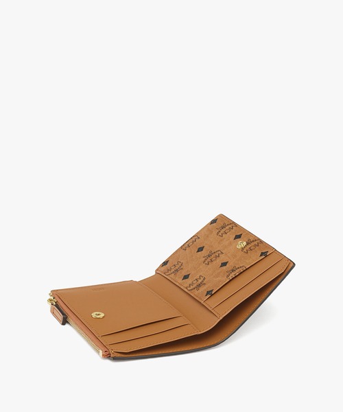 MCM（エムシーエム）の「ヴィセトス オリジナル 二つ折り ジップ カード ウォレット（財布・メンズ・ブラウン・ONE SIZE）」の2枚目の写真