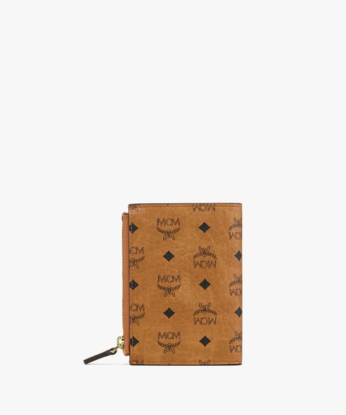 MCM（エムシーエム）の「ヴィセトス オリジナル 二つ折り ジップ カード ウォレット（財布・メンズ・ブラウン・ONE SIZE）」の3枚目の写真
