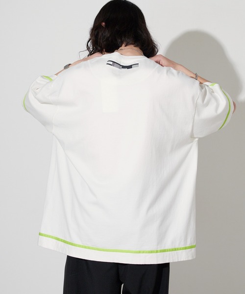 FACETASM(ファセッタズム)の「FACETASM/ファセッタズム サイドジップ 配色ラインテープ TEE 2026年春夏(Tシャツ/カットソー・メンズ・ホワイト/チャコールグレー/ブラウン・5)」の10枚目の写真