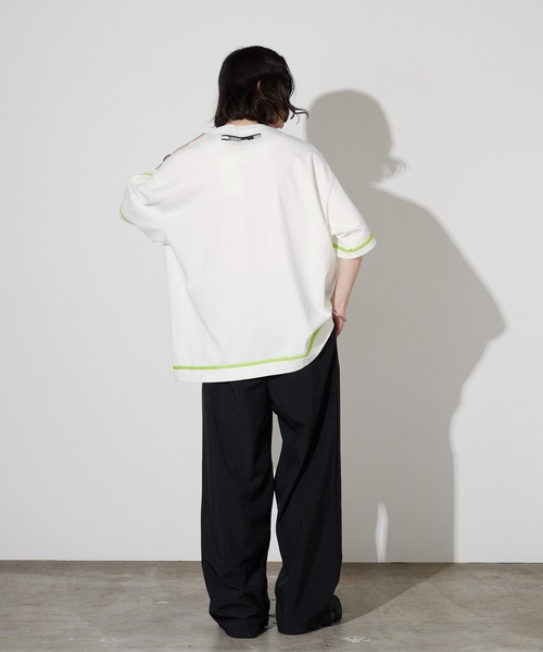 FACETASM(ファセッタズム)の「FACETASM/ファセッタズム サイドジップ 配色ラインテープ TEE 2026年春夏(Tシャツ/カットソー・メンズ・ホワイト/チャコールグレー/ブラウン・5)」の16枚目の写真