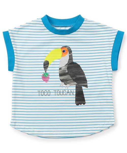 BIT'Z(ビッツ)の「【接触冷感】動物プリント半袖Tシャツ(Tシャツ/カットソー・キッズ・イエロー/レッド/ターコイズブルー・80/90/95/100/110/120)」の2枚目の写真