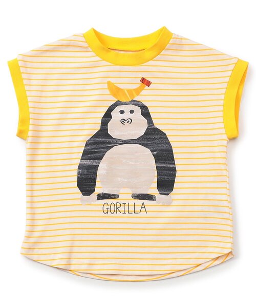 BIT'Z(ビッツ)の「【接触冷感】動物プリント半袖Tシャツ(Tシャツ/カットソー・キッズ・イエロー/レッド/ターコイズブルー・80/90/95/100/110/120)」の3枚目の写真