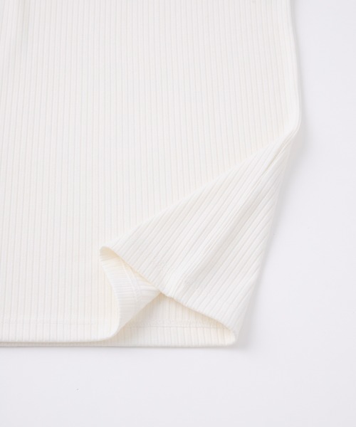 LUENNA(ルエナ)の「【LUENNA】Slim Fit Rib Tank Top / スリムフィットリブタンクトップ(タンクトップ・メンズ・ホワイト/ブラック・S/M/L)」の9枚目の写真