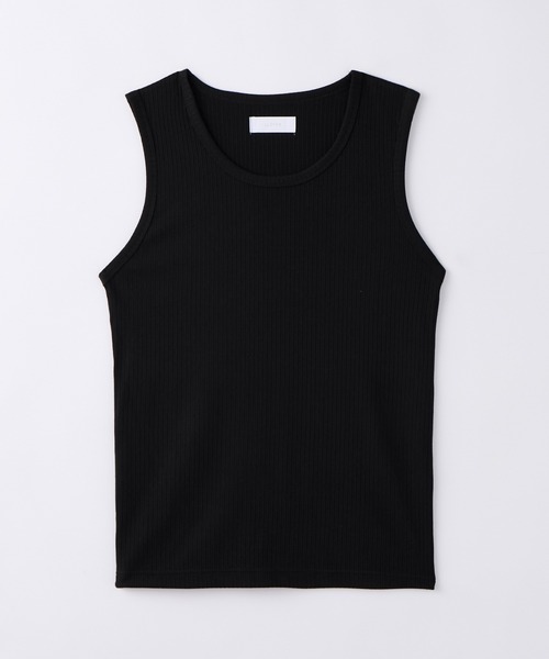 LUENNA(ルエナ)の「【LUENNA】Slim Fit Rib Tank Top / スリムフィットリブタンクトップ(タンクトップ・メンズ・ホワイト/ブラック・S/M/L)」の11枚目の写真