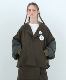 bedsidedrama（ベットサイドドラマ）の「Dreamin' Mix Poncho Short Coat（MA-1）」