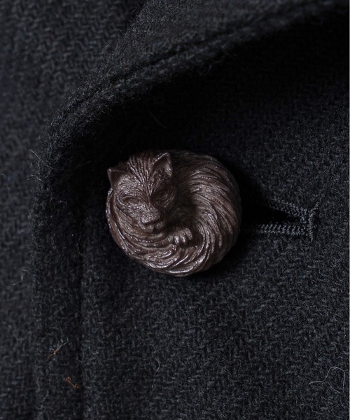 BEDSIDEDRAMA(ベットサイドドラマ)の「Dreamin' Mix Poncho Short Coat(MA-1・レディース・カーキ/ブラック・2/1)」の20枚目の写真
