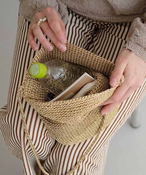 ZAKKA-BOX(ザッカボックス)の「メッシュショルダーバッグ(ショルダーバッグ・レディース・シルバー/ブロンズ/ゴールド・FREE)」の7枚目の写真