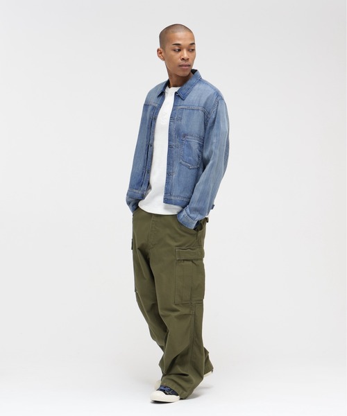 AVIREX（アヴィレックス）の「WIND THROUGH DENIM JAKET / ウィンドスルー デニム ジャケット / AVIREX / アヴィレックス（デニムジャケット・メンズ・インディゴブルー/ライトインディゴブルー・MEDIUM/LARGE/X-LARGE）」の15枚目の写真