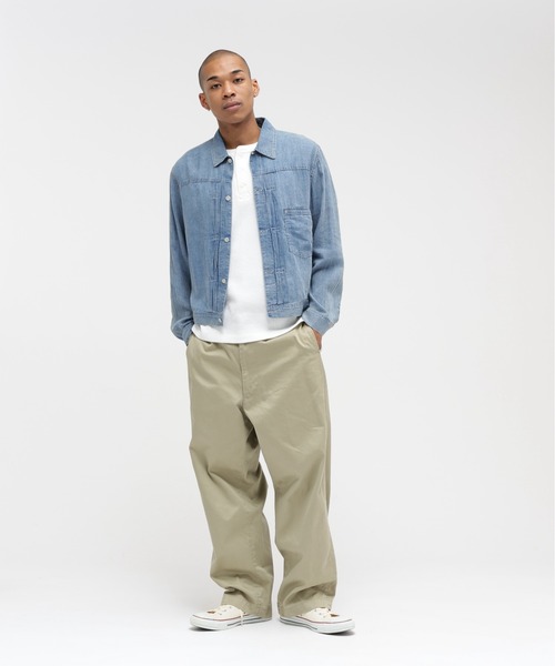 AVIREX（アヴィレックス）の「WIND THROUGH DENIM JAKET / ウィンドスルー デニム ジャケット / AVIREX / アヴィレックス（デニムジャケット・メンズ・インディゴブルー/ライトインディゴブルー・MEDIUM/LARGE/X-LARGE）」の20枚目の写真