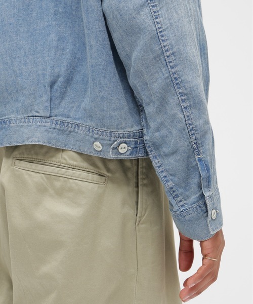 AVIREX（アヴィレックス）の「WIND THROUGH DENIM JAKET / ウィンドスルー デニム ジャケット / AVIREX / アヴィレックス（デニムジャケット・メンズ・インディゴブルー/ライトインディゴブルー・MEDIUM/LARGE/X-LARGE）」の10枚目の写真