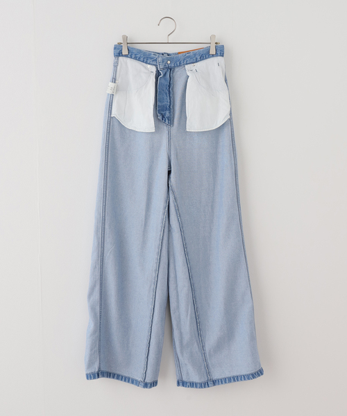 IENA LA BOUCLE(イエナラブークル)の「IENA LA BOUCLE フラワーソフトデニムシルエットパンツ(デニムパンツ・レディース・サックスブルー・38/36/34/40)」の20枚目の写真