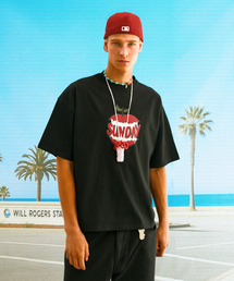 SUNDAY FRUIT MARKET（サンデーフルーツマーケット）の「SUNDAY APPLE TEE BLACK（Tシャツ/カットソー）」