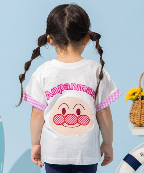 ANPANMAN KIDS COLLECTION(アンパンマンキッズコレクション)の「くるっと2WAY半袖Tシャツ アンパンマン ドキンちゃん(Tシャツ/カットソー・キッズ・オフホワイト・80cm/90cm/100cm/110cm/120cm)」の3枚目の写真