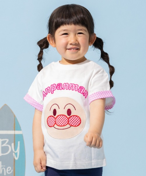 ANPANMAN KIDS COLLECTION(アンパンマンキッズコレクション)の「くるっと2WAY半袖Tシャツ アンパンマン ドキンちゃん(Tシャツ/カットソー・キッズ・オフホワイト・80cm/90cm/100cm/110cm/120cm)」の4枚目の写真