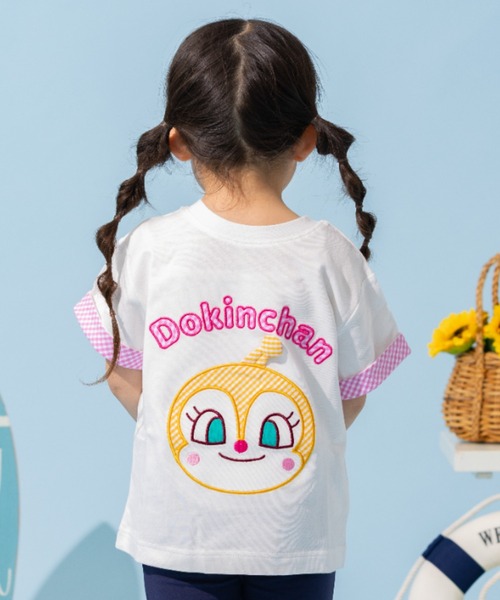 ANPANMAN KIDS COLLECTION(アンパンマンキッズコレクション)の「くるっと2WAY半袖Tシャツ アンパンマン ドキンちゃん(Tシャツ/カットソー・キッズ・オフホワイト・80cm/90cm/100cm/110cm/120cm)」の5枚目の写真