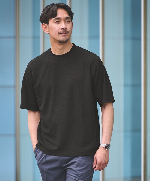 WEB限定】JUST fit ピケ パイル 半袖 Tシャツ -吸水速乾・UVカット-（T