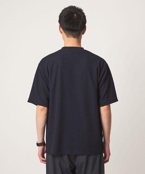 green label relaxing(グリーンレーベルリラクシング)の「【WEB限定】JUST fit ピケ パイル 半袖 Tシャツ -吸水速乾・UVカット-(Tシャツ/カットソー・メンズ・ダークグリーン/ブラック/ネイビー/ダークグレー・L/S/XL/M)」の17枚目の写真