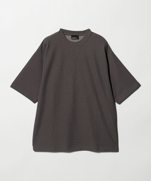 green label relaxing(グリーンレーベルリラクシング)の「【WEB限定】JUST fit ピケ パイル 半袖 Tシャツ -吸水速乾・UVカット-(Tシャツ/カットソー・メンズ・ダークグリーン/ブラック/ネイビー/ダークグレー・L/S/XL/M)」の16枚目の写真