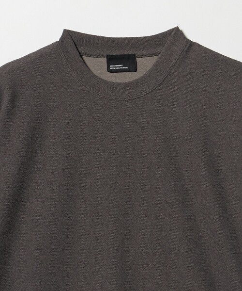 green label relaxing(グリーンレーベルリラクシング)の「【WEB限定】JUST fit ピケ パイル 半袖 Tシャツ -吸水速乾・UVカット-(Tシャツ/カットソー・メンズ・ダークグリーン/ブラック/ネイビー/ダークグレー・L/S/XL/M)」の14枚目の写真