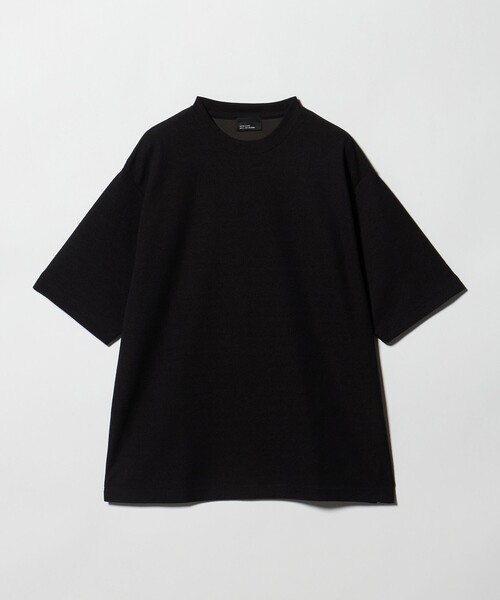 green label relaxing(グリーンレーベルリラクシング)の「【WEB限定】JUST fit ピケ パイル 半袖 Tシャツ -吸水速乾・UVカット-(Tシャツ/カットソー・メンズ・ダークグリーン/ブラック/ネイビー/ダークグレー・L/S/XL/M)」の10枚目の写真