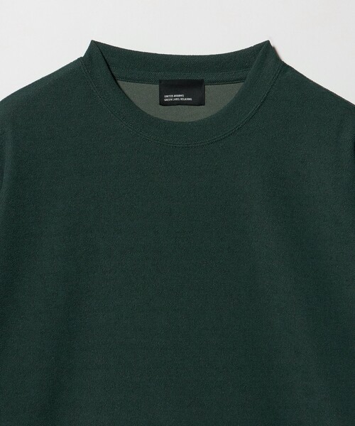 green label relaxing(グリーンレーベルリラクシング)の「【WEB限定】JUST fit ピケ パイル 半袖 Tシャツ -吸水速乾・UVカット-(Tシャツ/カットソー・メンズ・ダークグリーン/ブラック/ネイビー/ダークグレー・L/S/XL/M)」の6枚目の写真