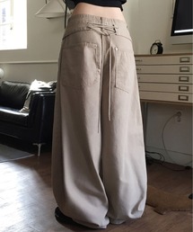 modimood（モディムード）の「バルーンフィットコルセットワイドパンツ（その他パンツ）」