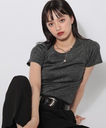 PAGEBOY | ラメテレココンパクトT(Tシャツ/カットソー)