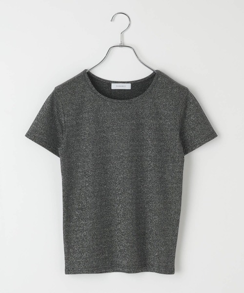 PAGEBOY（ページボーイ）の「ラメテレココンパクトT（Tシャツ/カットソー・レディース・シルバー/オフホワイト・MEDIUM/SMALL）」の22枚目の写真